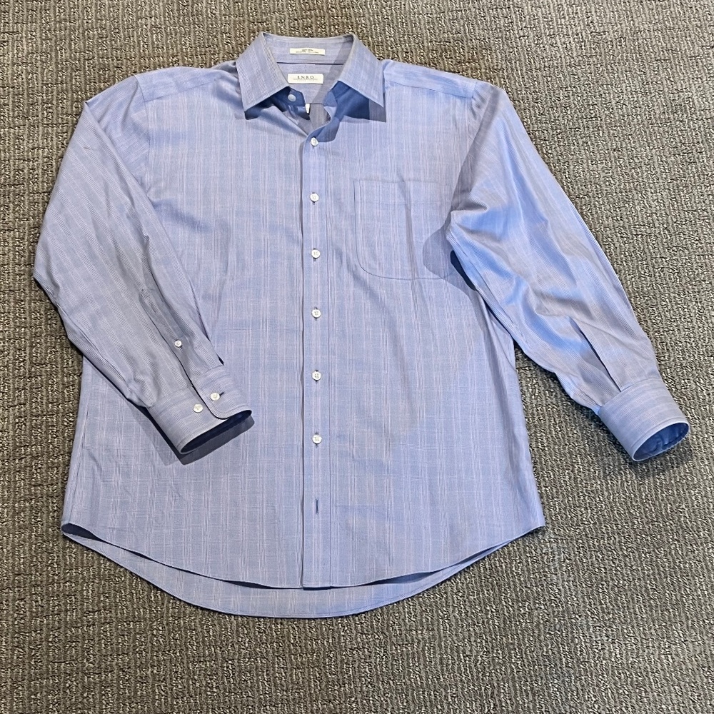 Enro blue and pink dress shirt
